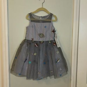 Stars and Planets Decorated Dress